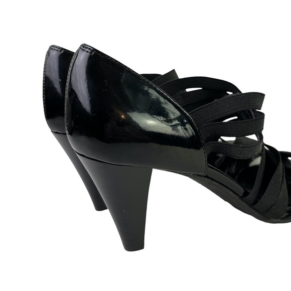 Vaneli Van Eli Women's Square Open Toe High Heels Sandals Shoes Real Leather 7.5 - Picture 5 of 15